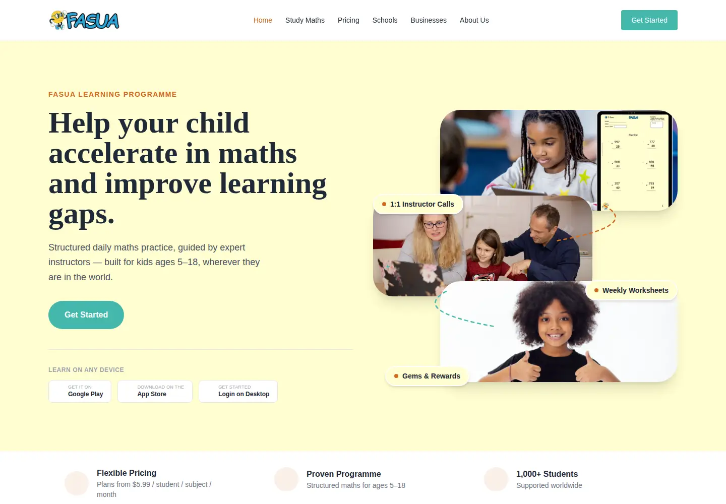 Screenshot of fasua.org