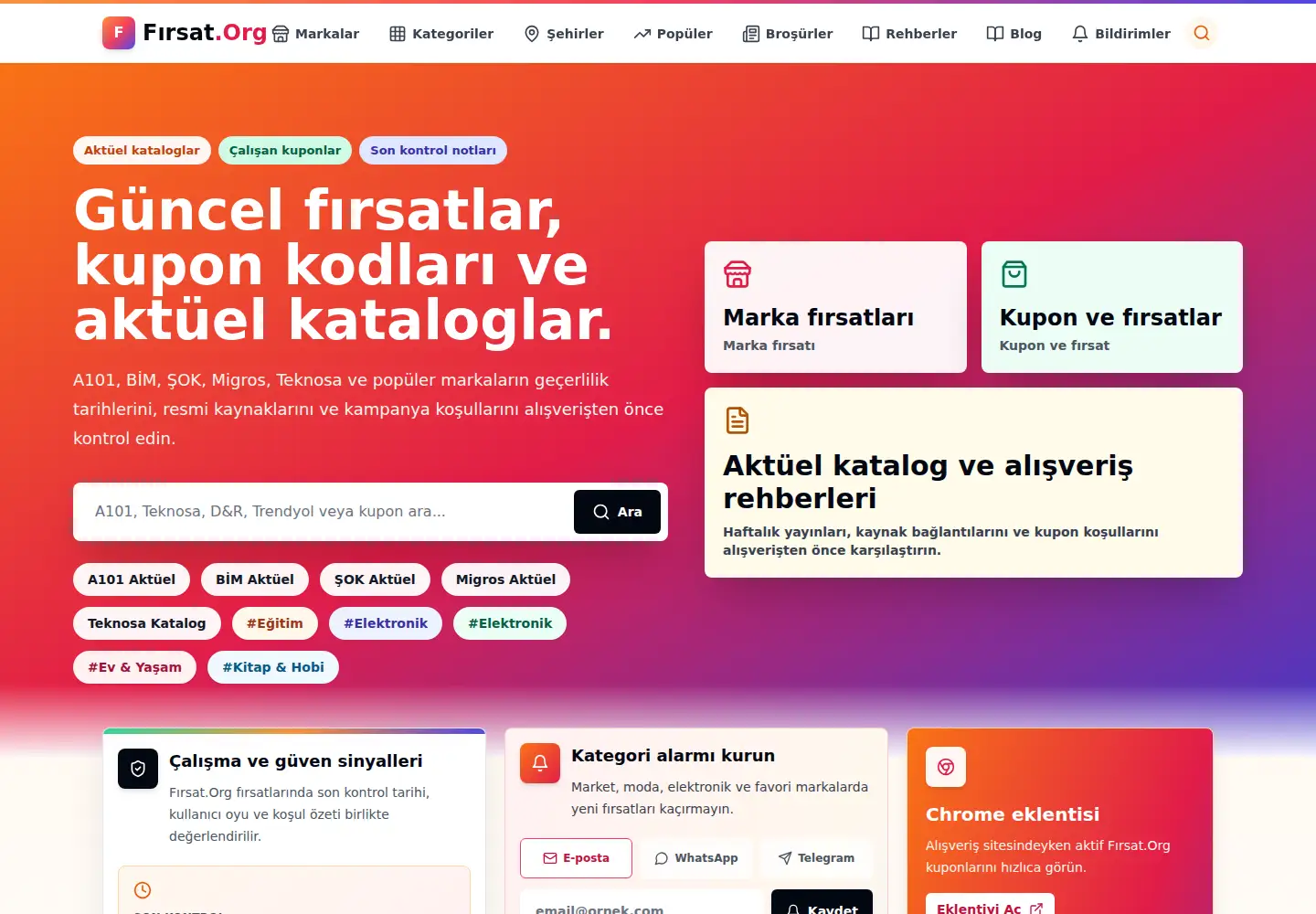 Screenshot of firsat.org