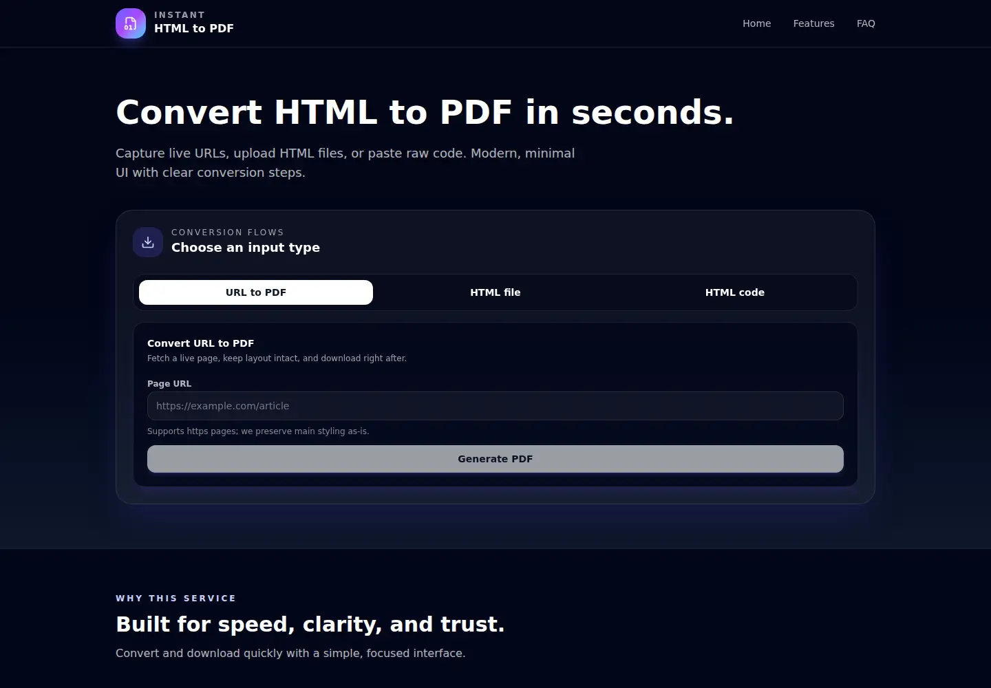 Screenshot of fomto.org