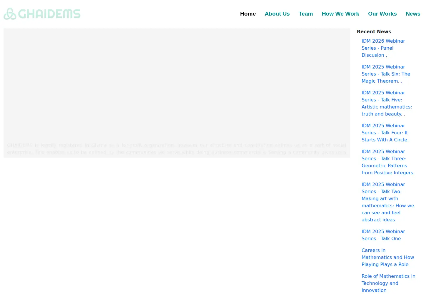 Screenshot of ghaidems.org