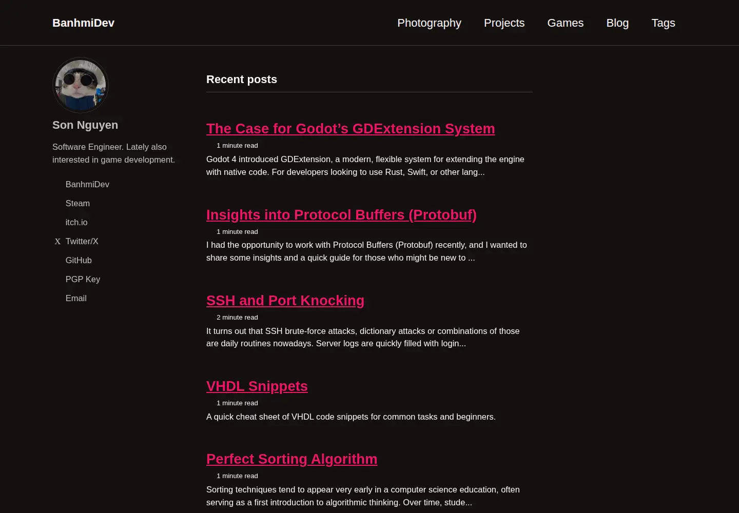 Captured homepage of gimu.org in the current scan