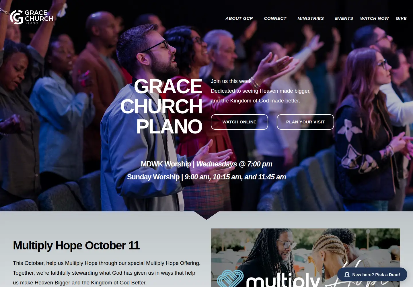 Screenshot of gocplano.org