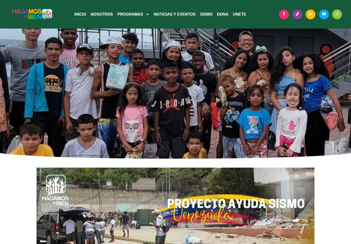 Screenshot of hagamoselbien.org