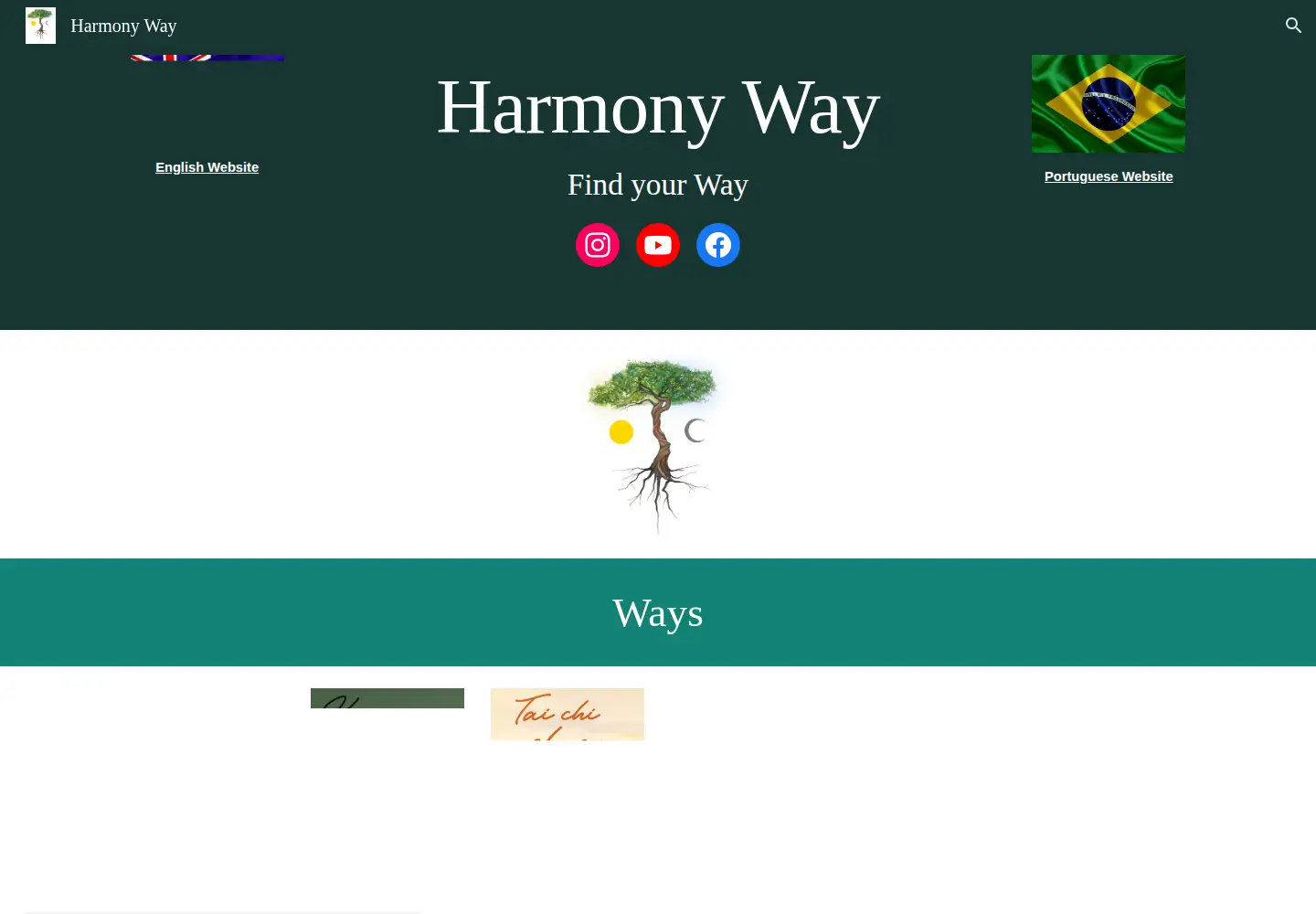 Screenshot of harmonyway.org