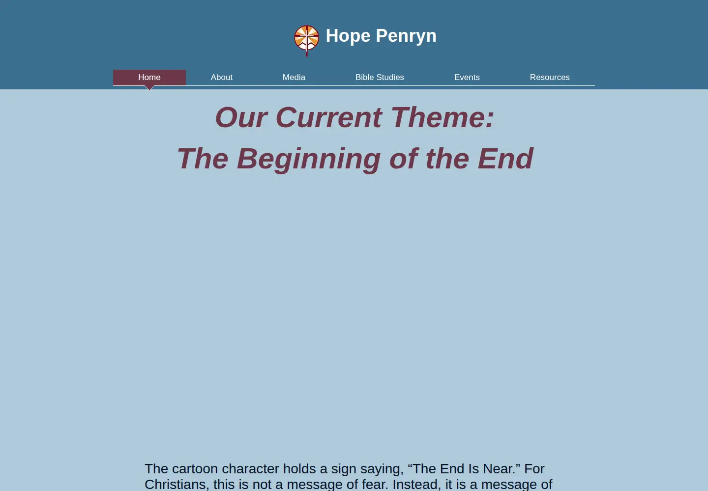 Screenshot of hopepenryn.org