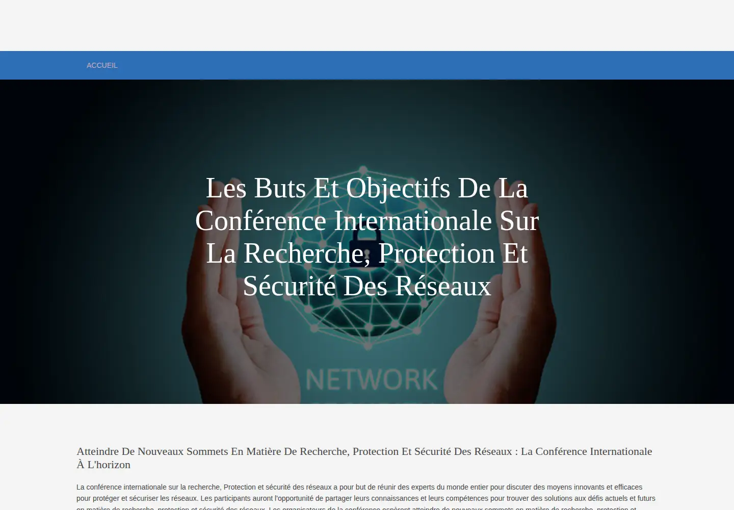 Screenshot of icis2003.org
