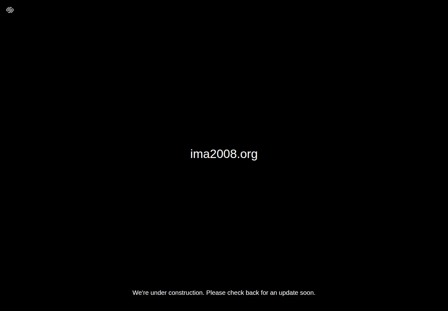 Screenshot of ima2008.org