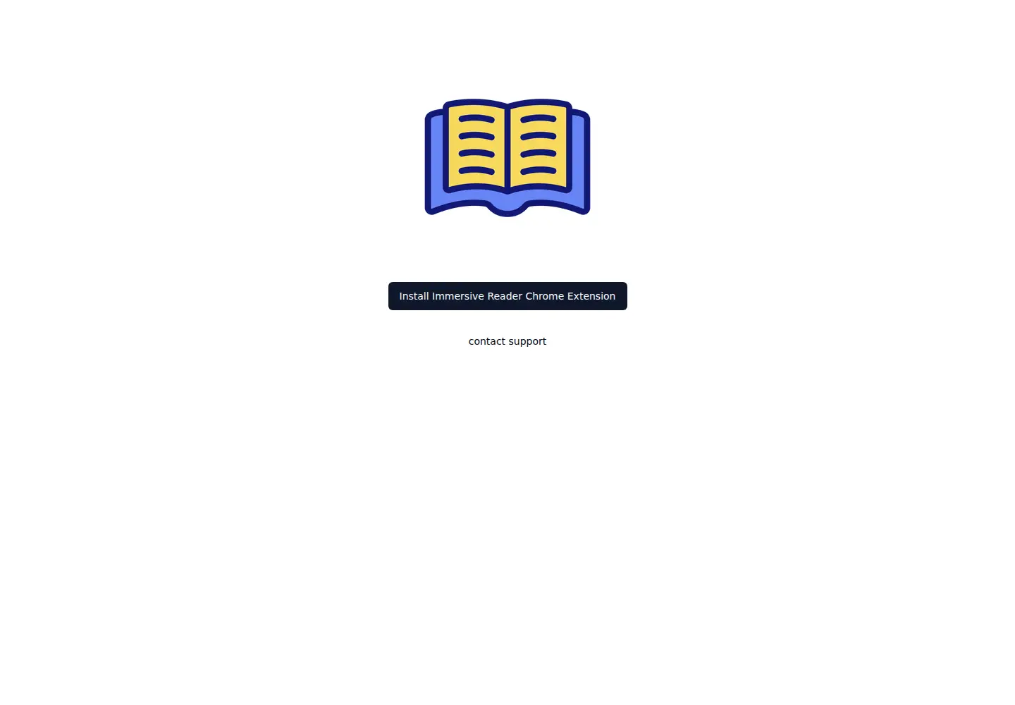 Screenshot of immersivereader.org