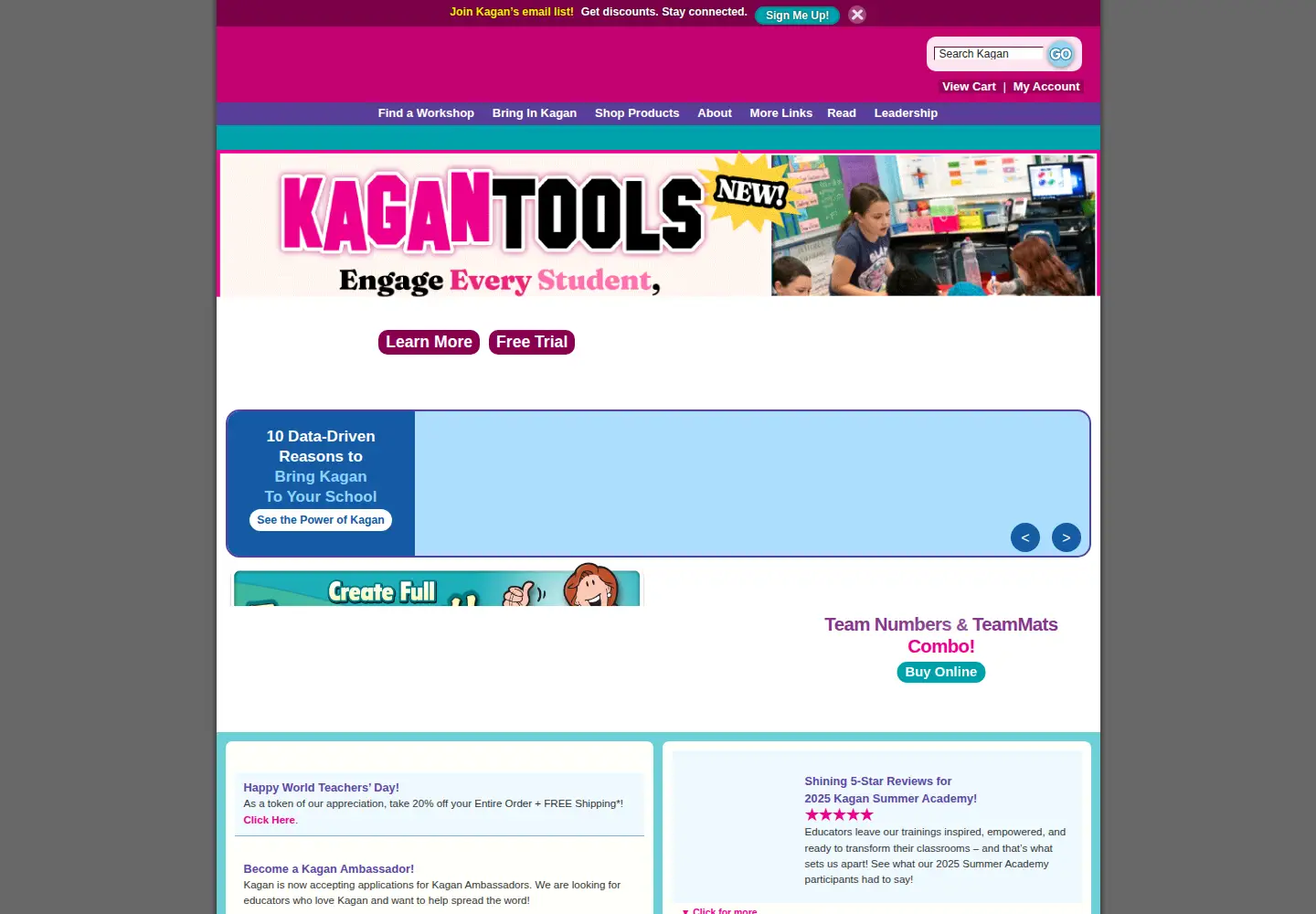 Captured homepage of kagancharity.org in the current scan