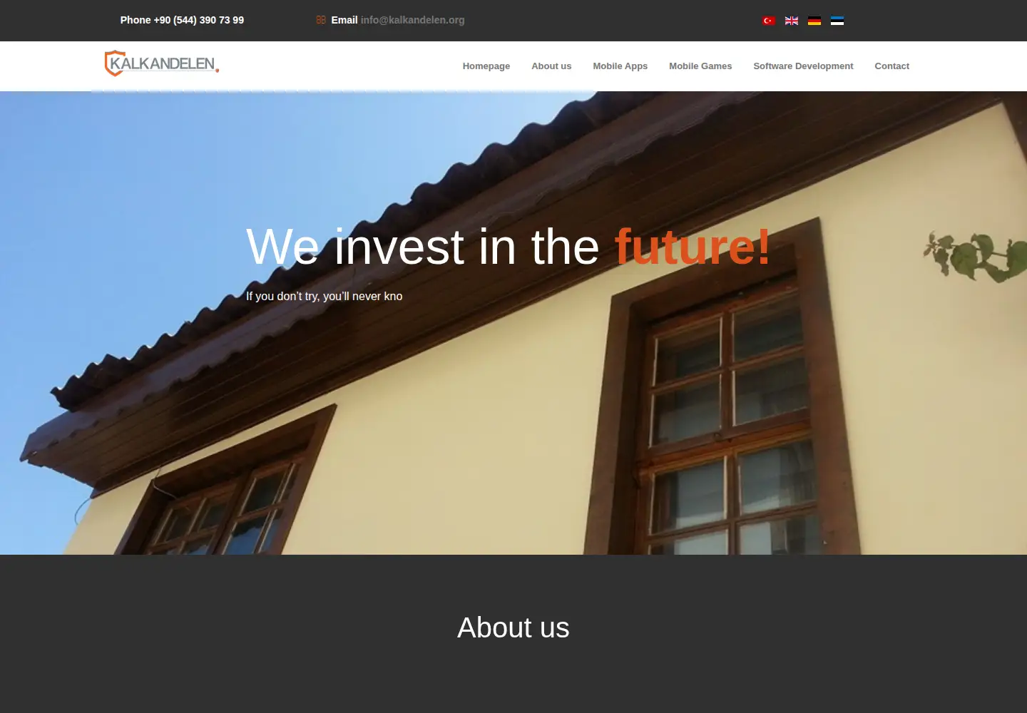 Screenshot of kalkandelen.org