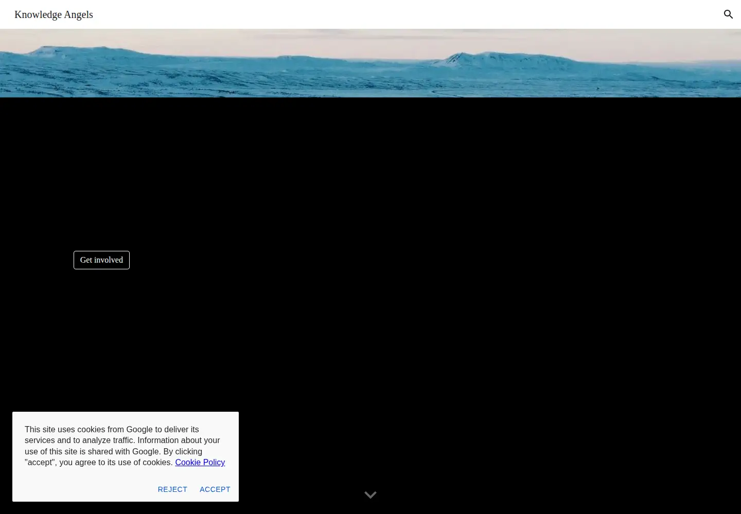 Captured homepage of knowledge-angels.org in the current scan