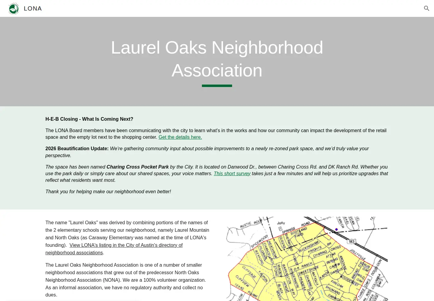 Screenshot of laurel-oaks.org