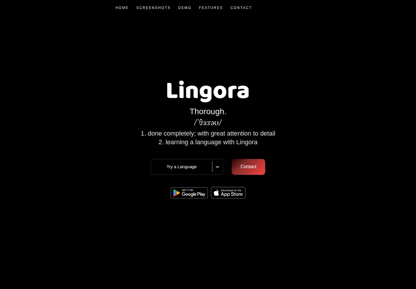 Screenshot of lingora.org