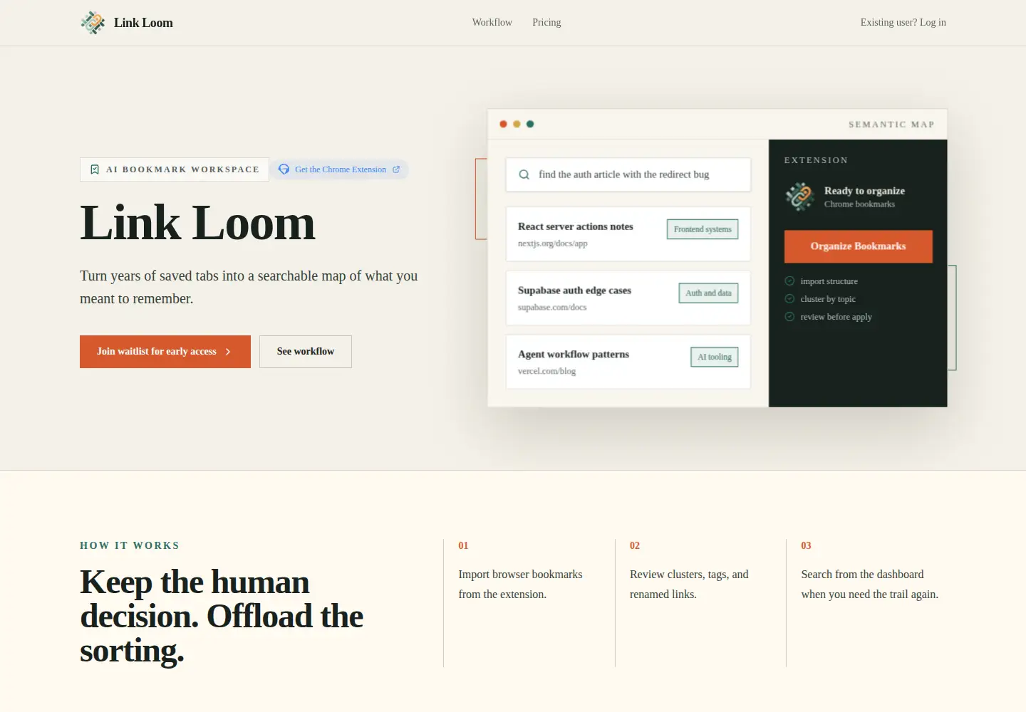 Screenshot of linkloom.org