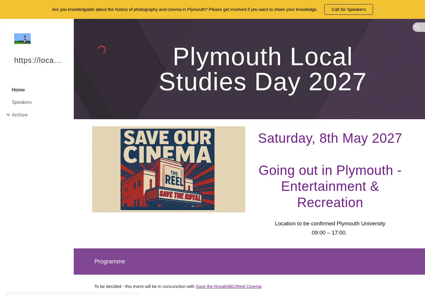 Screenshot of localstudiesday.org