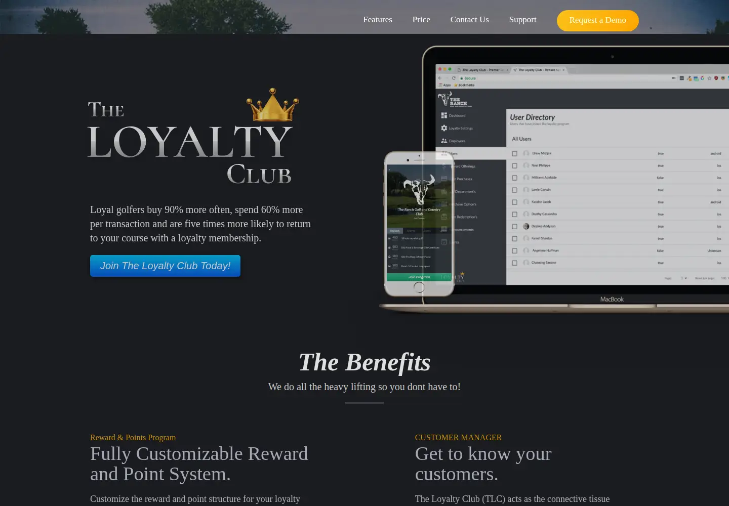 Screenshot of loyaltyapp.org