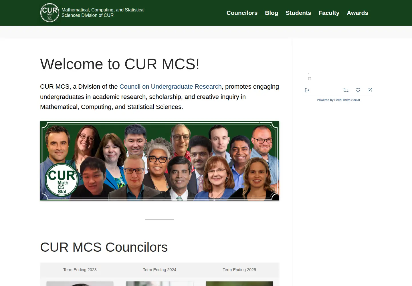 Screenshot of mathcscur.org