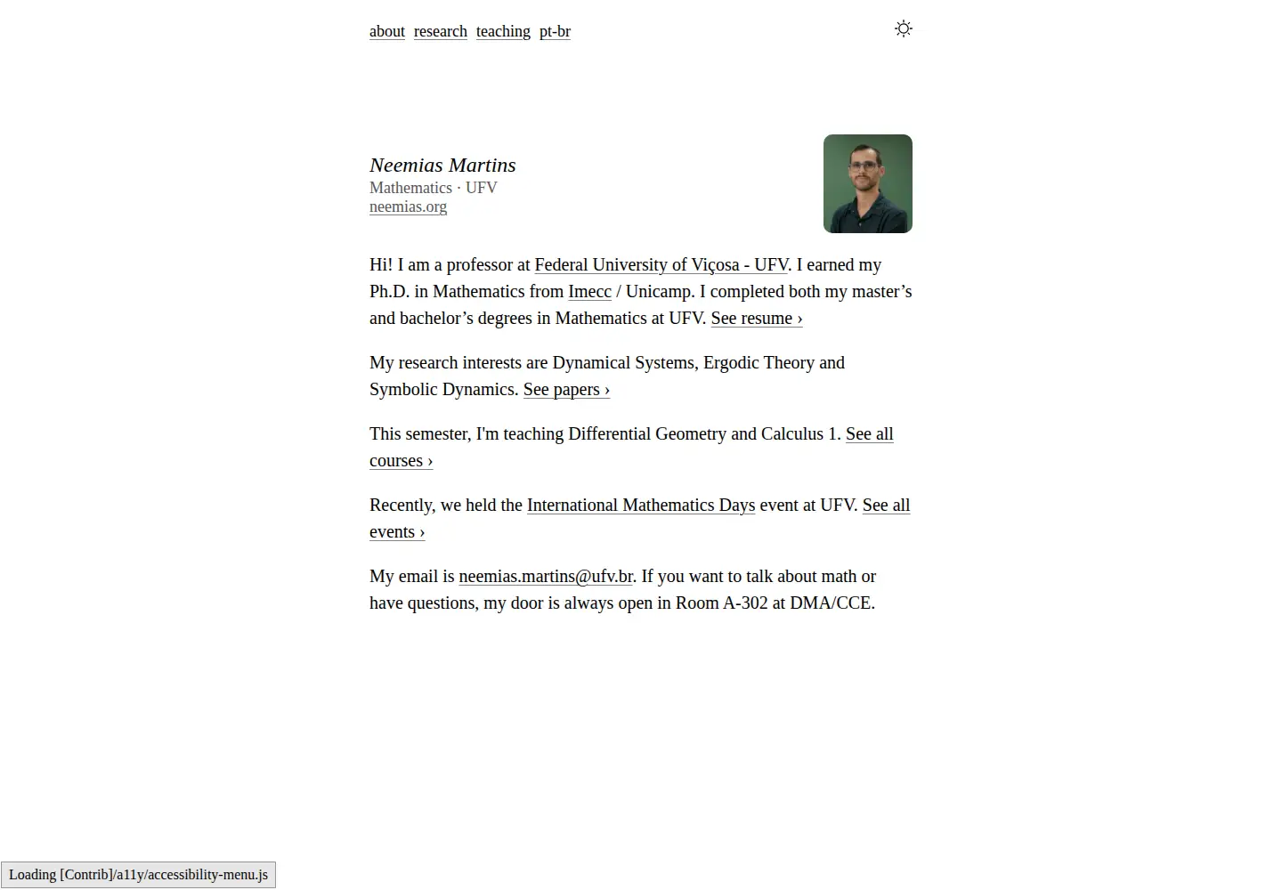 Screenshot of neemias.org