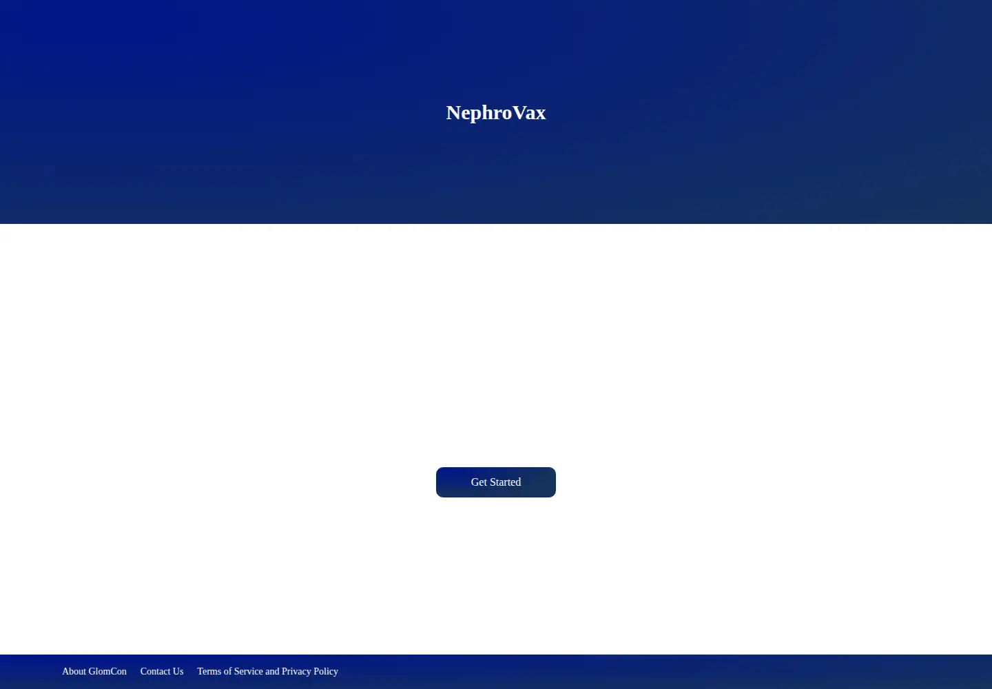 Screenshot of nephrovax.org