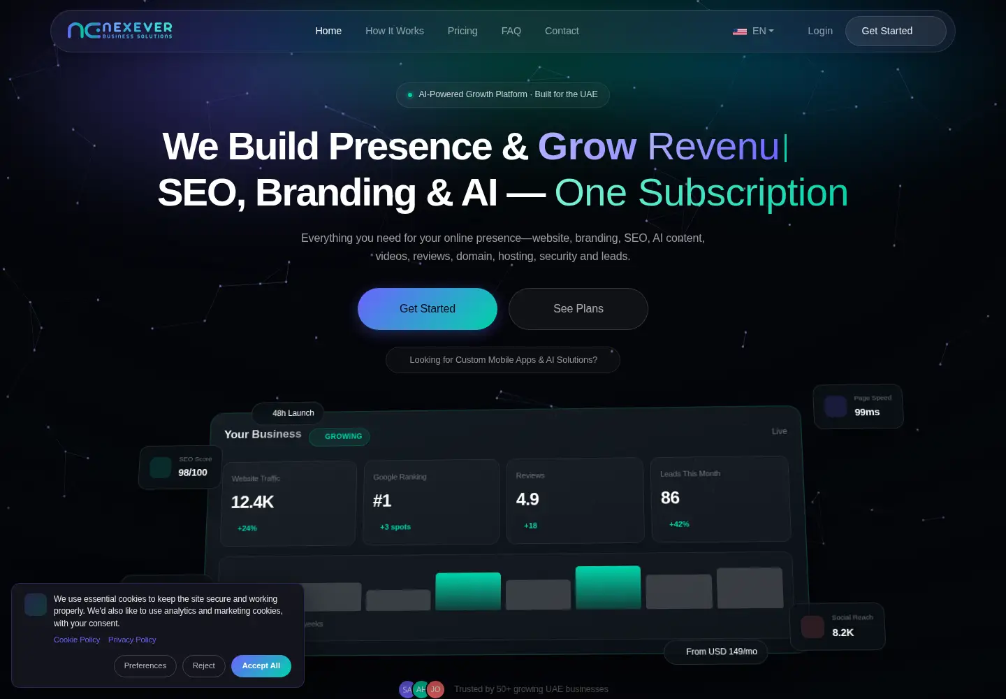 Screenshot of nexever.org