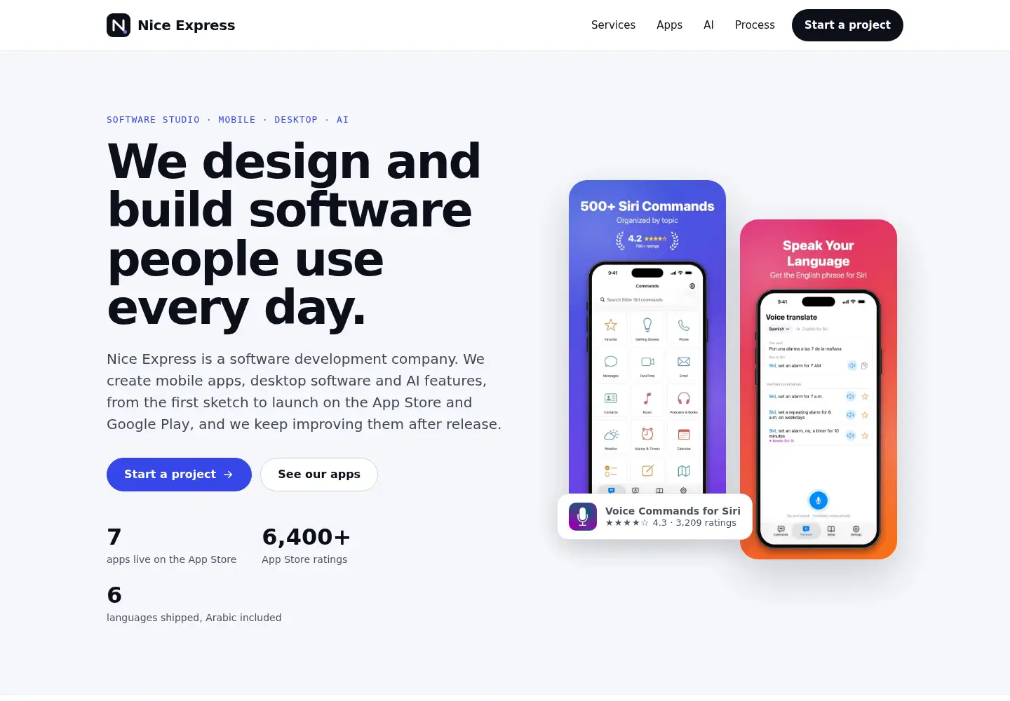 Captured homepage of niceexpress.org in the current scan