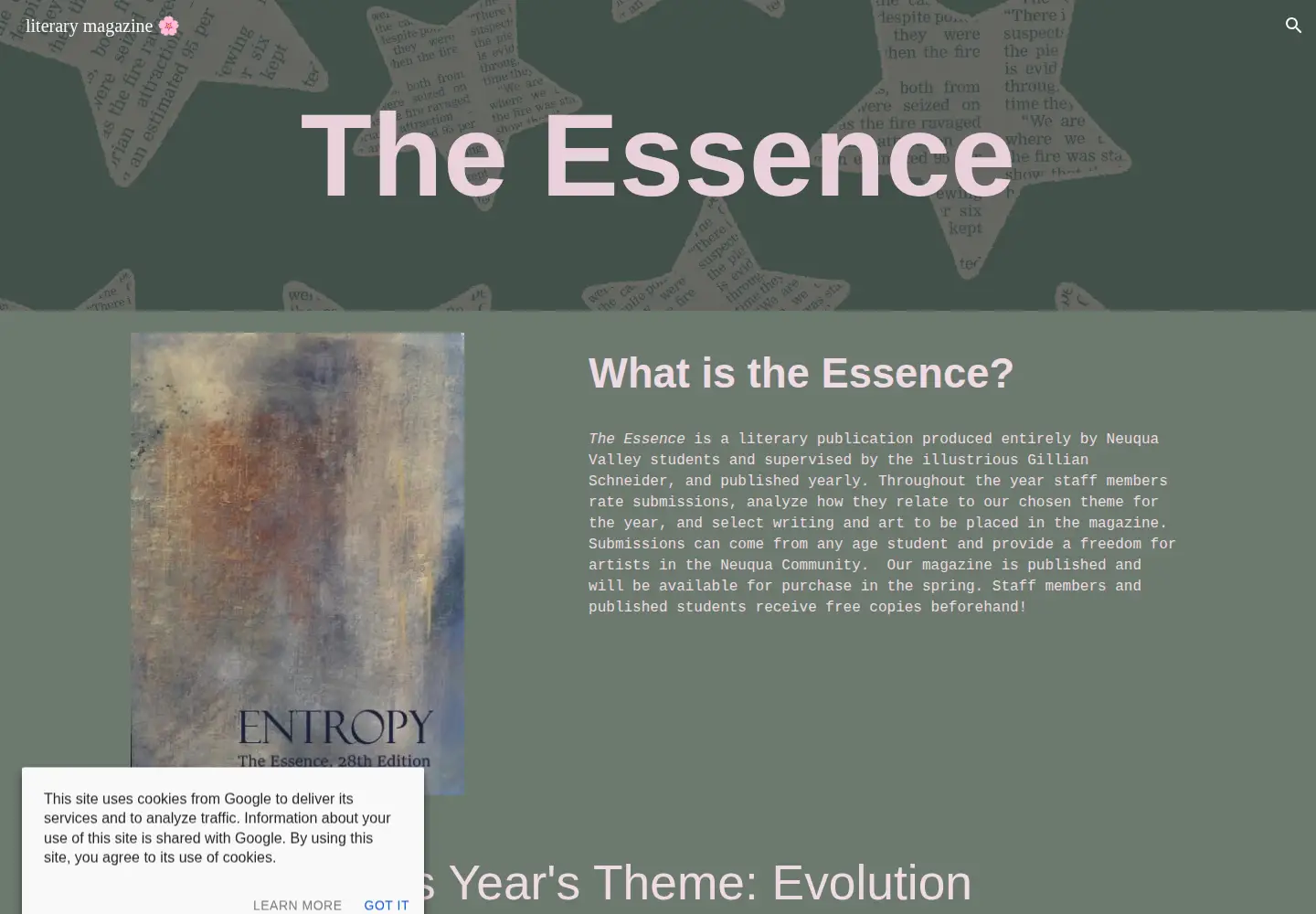 Screenshot of nvhsessence.org