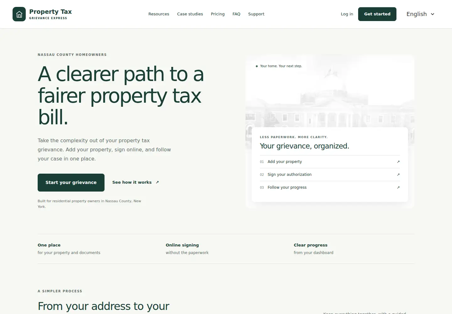 Screenshot of nypropertytax.org