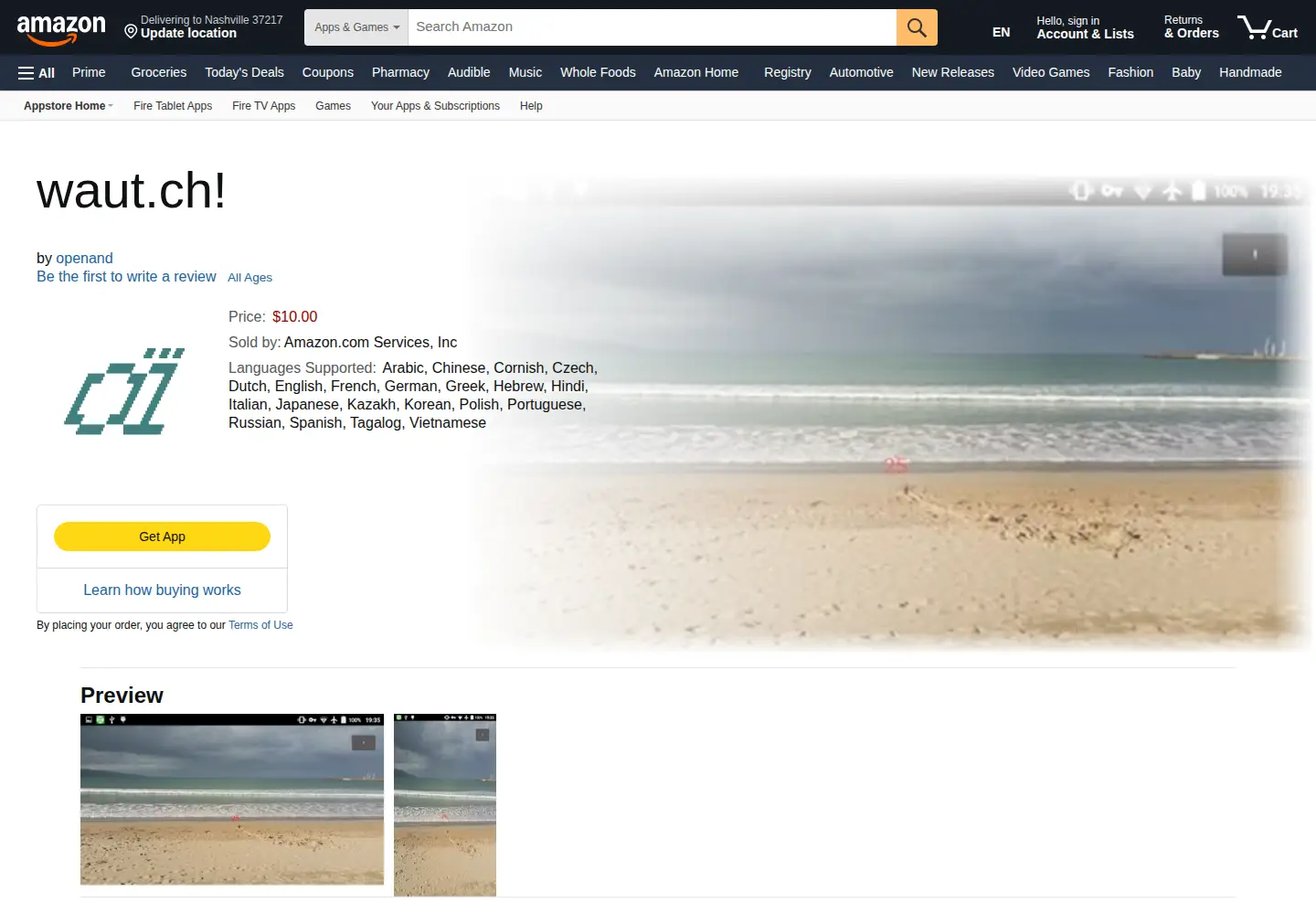 Screenshot of openand.org