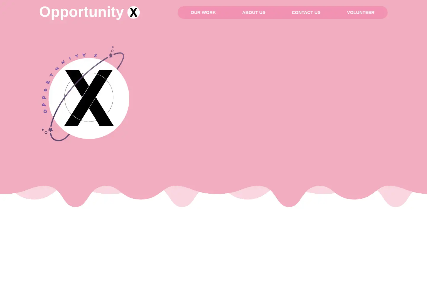 Captured homepage of opportunityx.org in the current scan