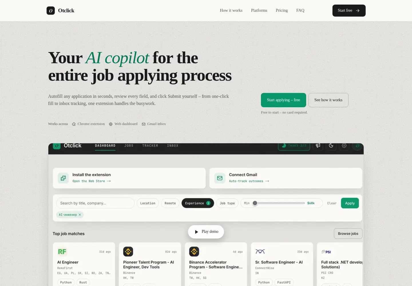 Screenshot of otclick.org