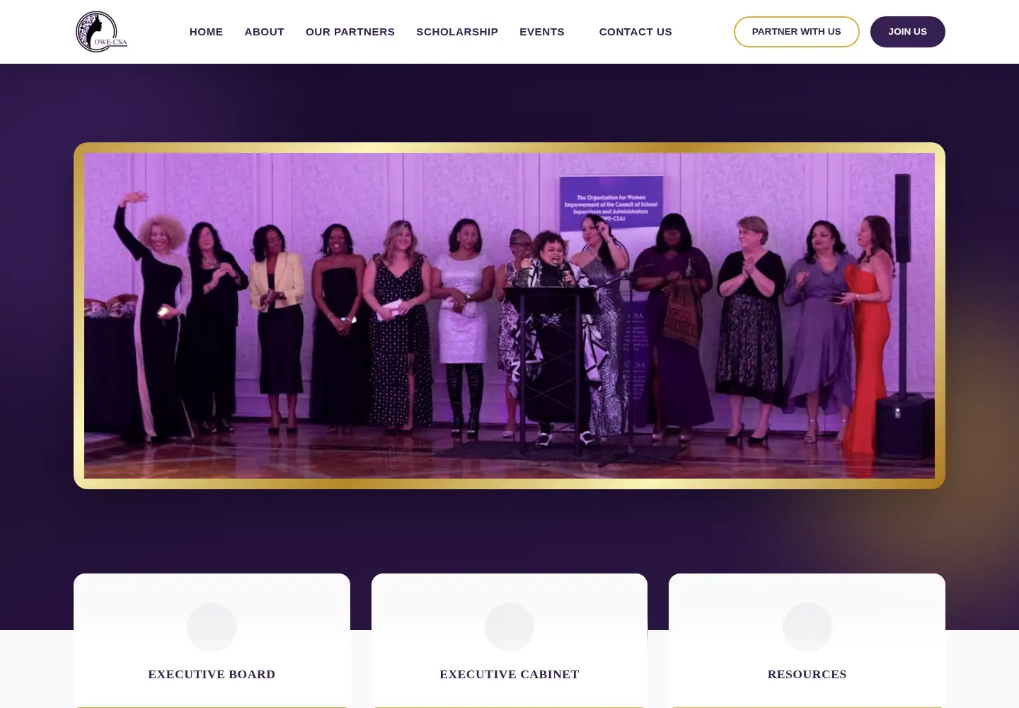 Screenshot of owe-csa.org