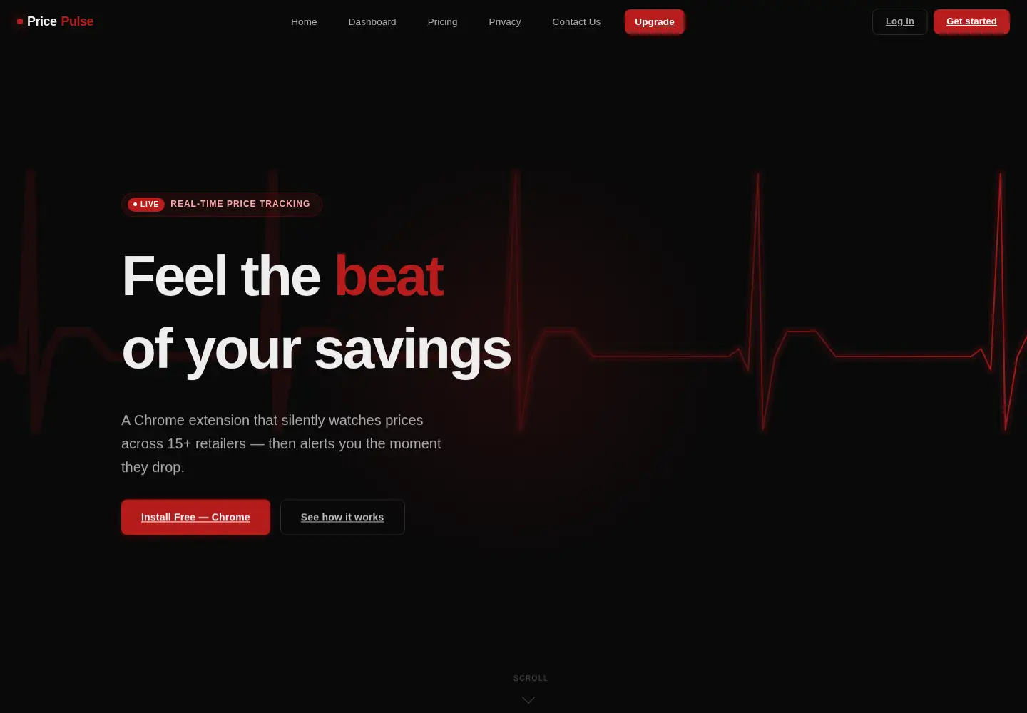 Screenshot of pricepulse.org