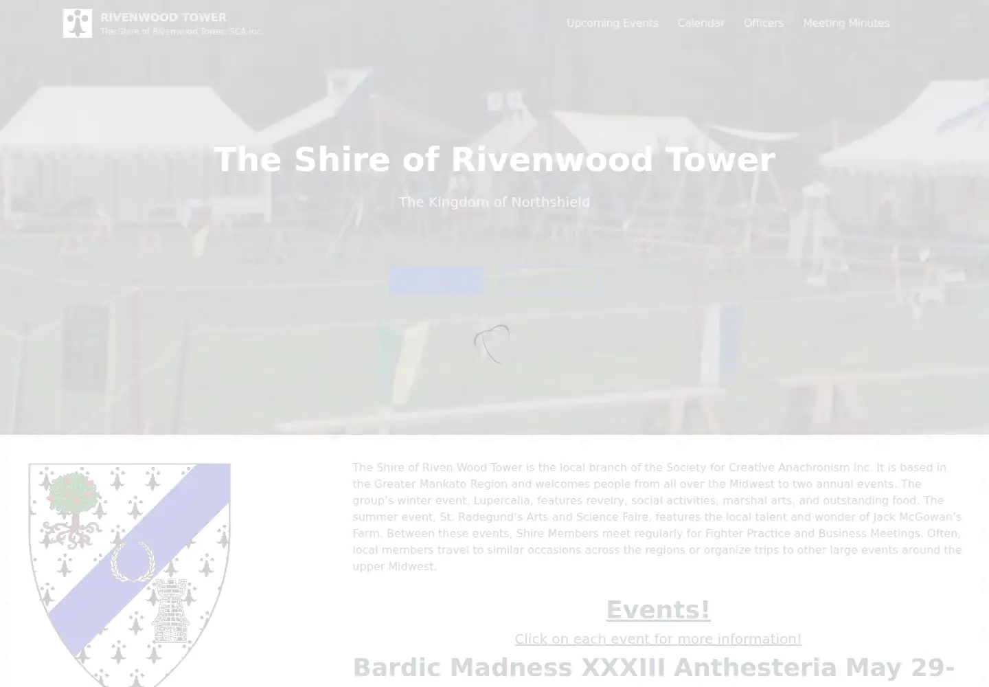 Screenshot of rivenwoodtower.org