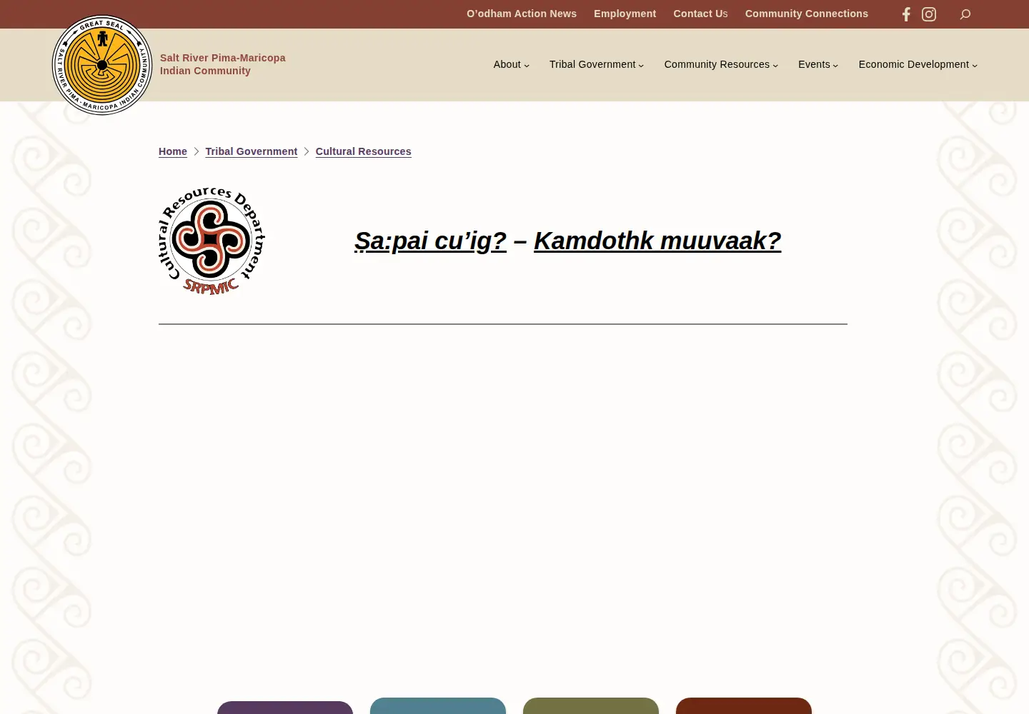 Screenshot of saltrivercrd.org