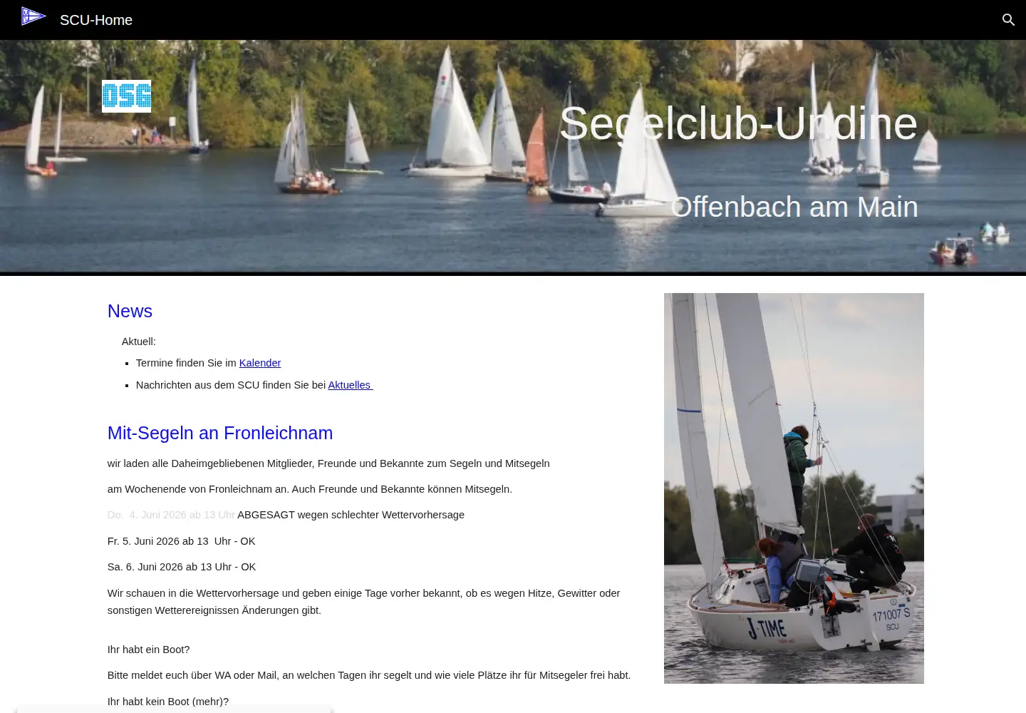 Screenshot of sc-undine.org