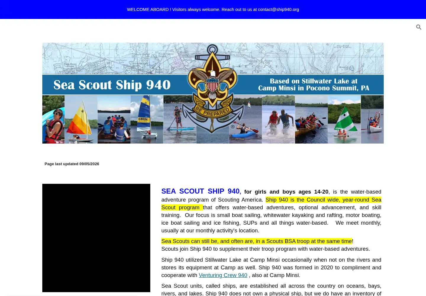 Screenshot of ship940.org