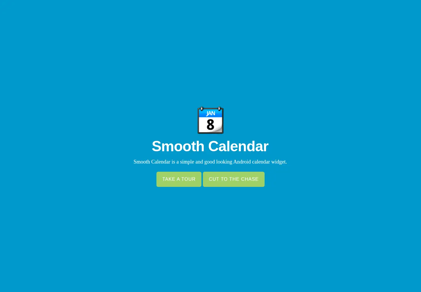 Captured homepage of smoothcalendar.org in the current scan