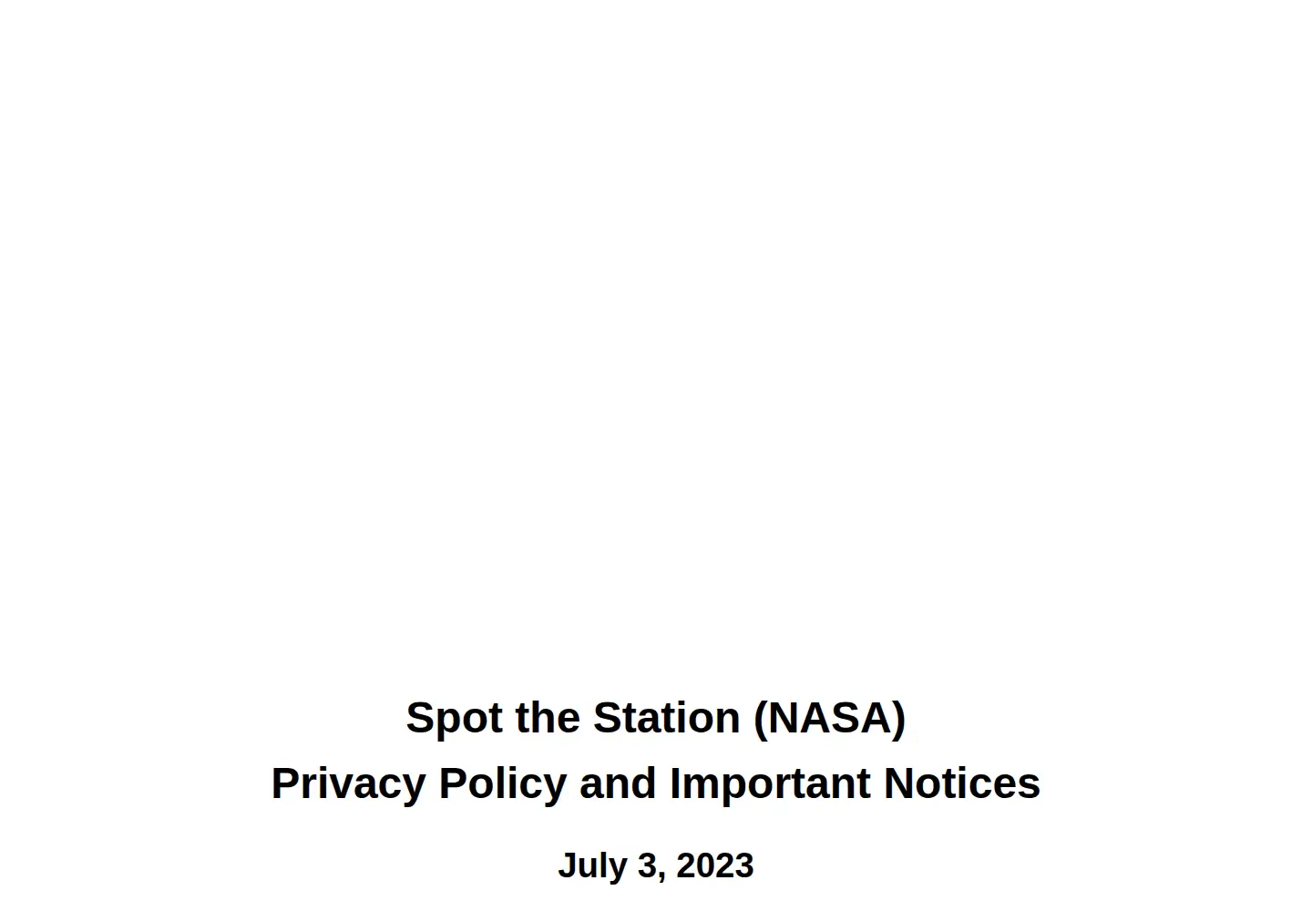Captured homepage of spotthestation.org in the current scan