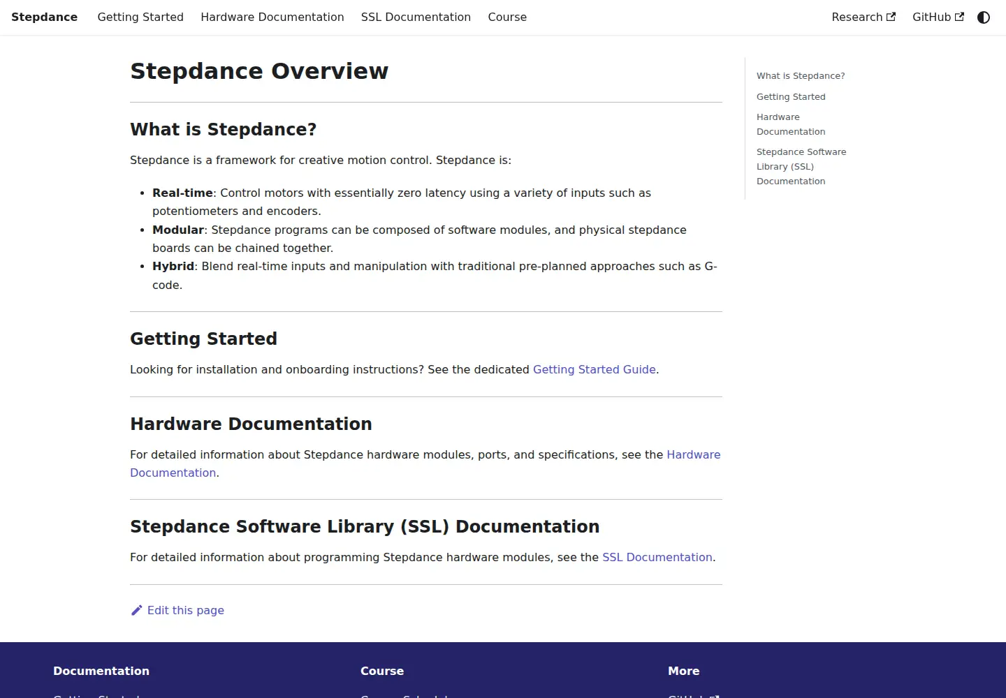 Captured homepage of stepdance.org in the current scan