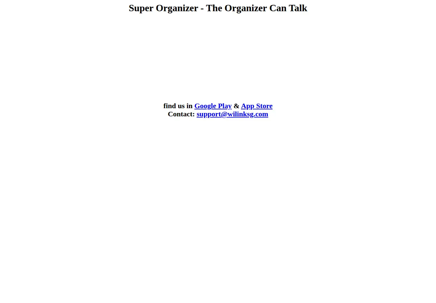 Screenshot of superorganizer.org