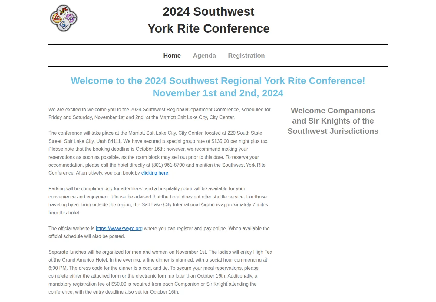Screenshot of swyrc.org