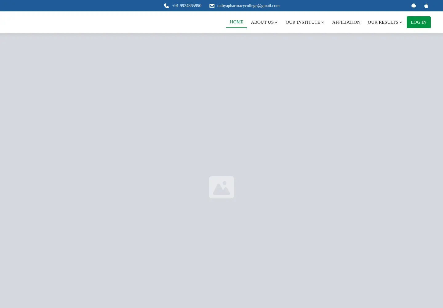 Captured homepage of tathyaeducationcampus.org in the current scan