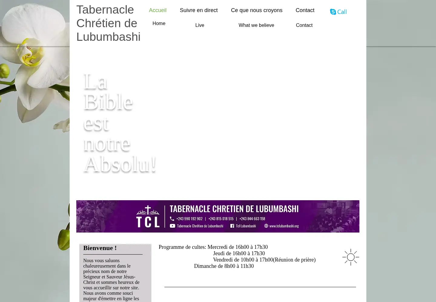 Screenshot of tclubumbashi.org