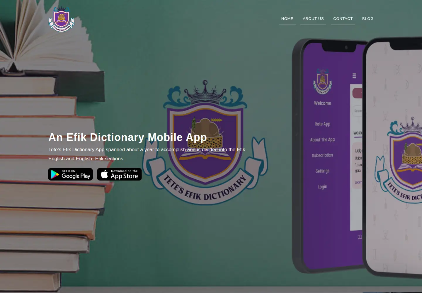 Screenshot of teteefikdictionary.org