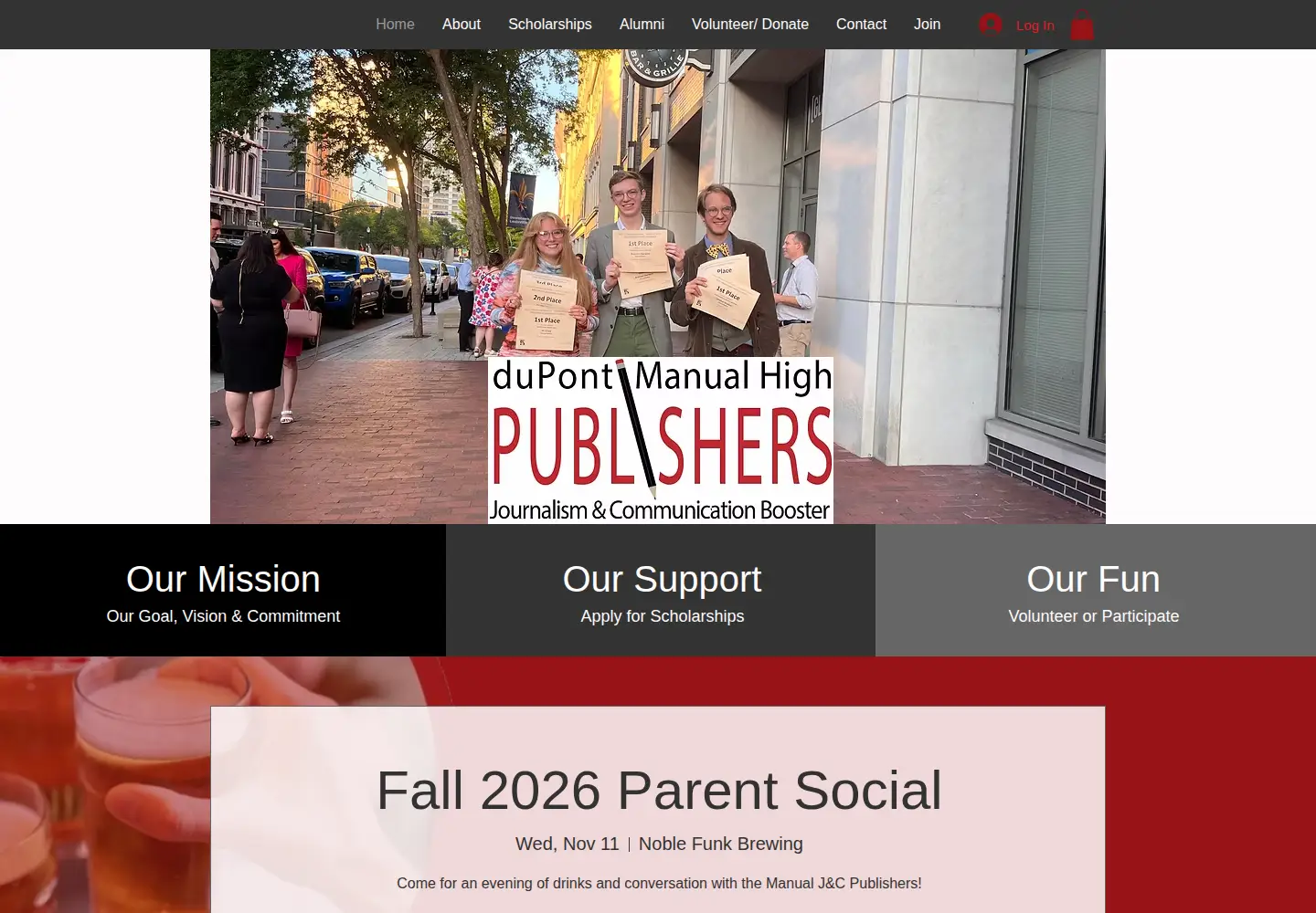 Screenshot of thepublishers.org