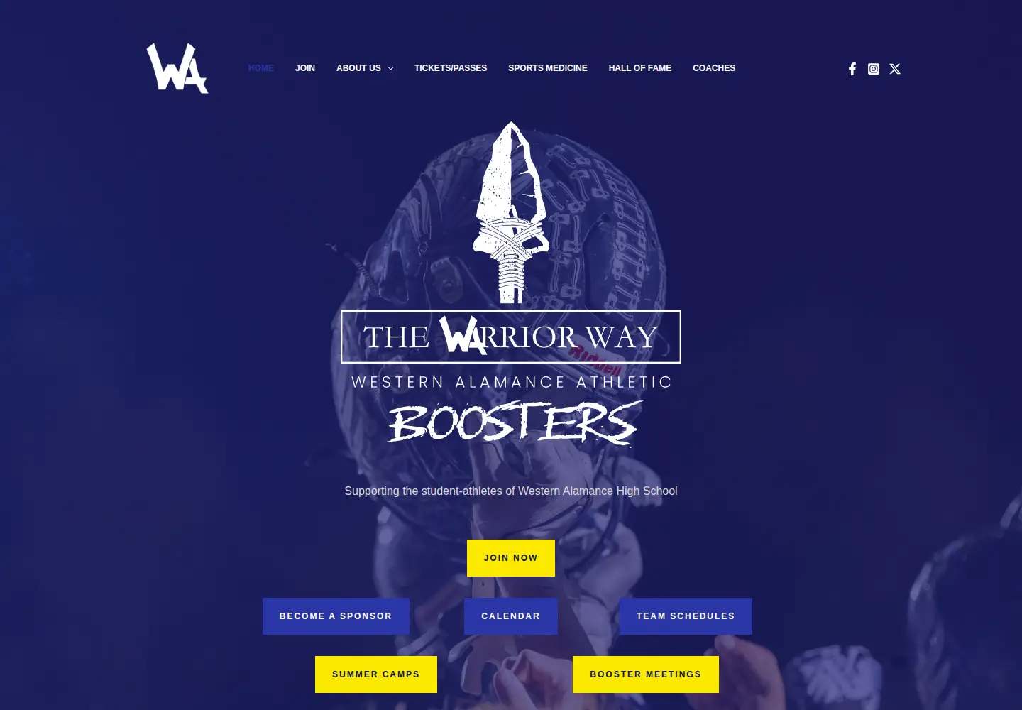 Screenshot of thewarriorway.org
