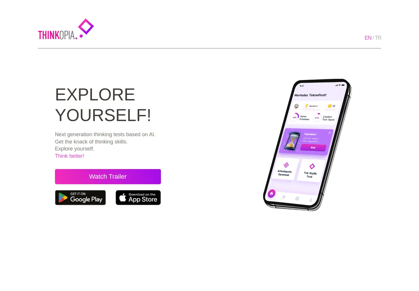 Screenshot of thinkopia.org