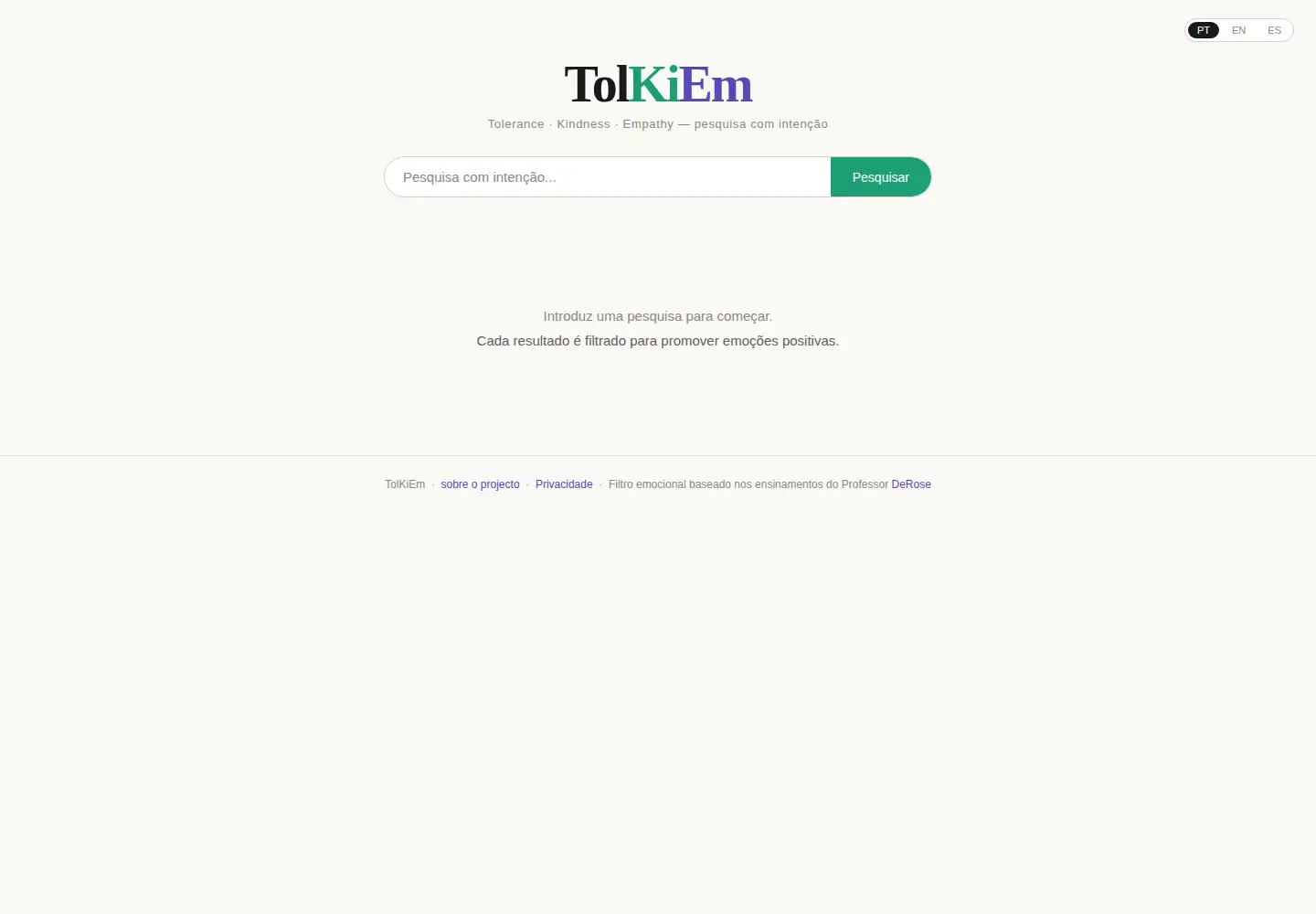Captured homepage of tolkiem.org in the current scan