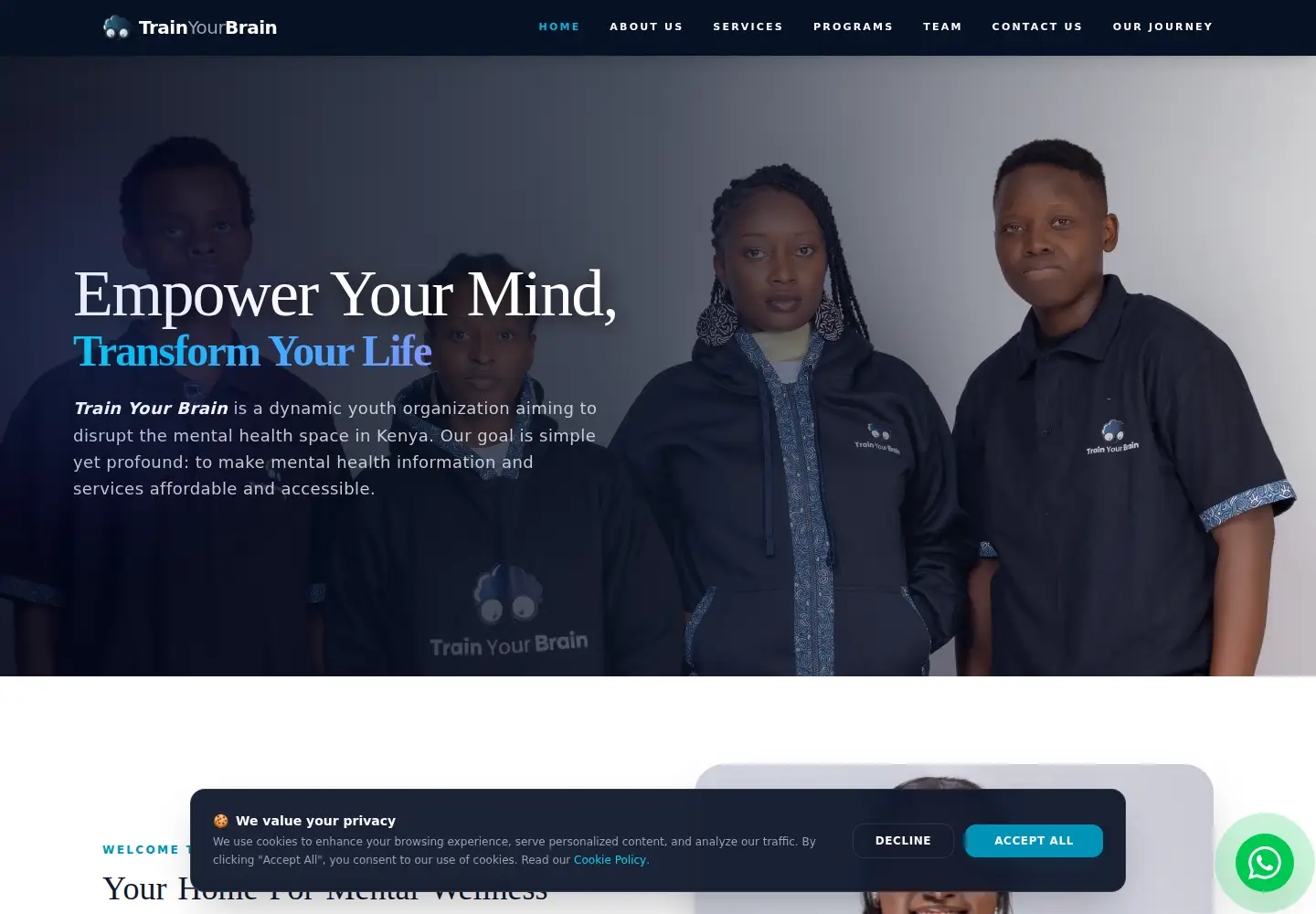 Screenshot of train-your-brains.org