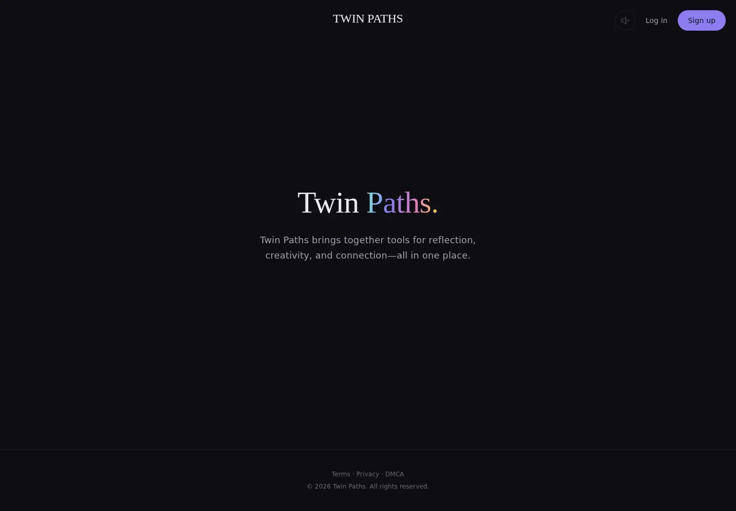 Screenshot of twinpaths.org